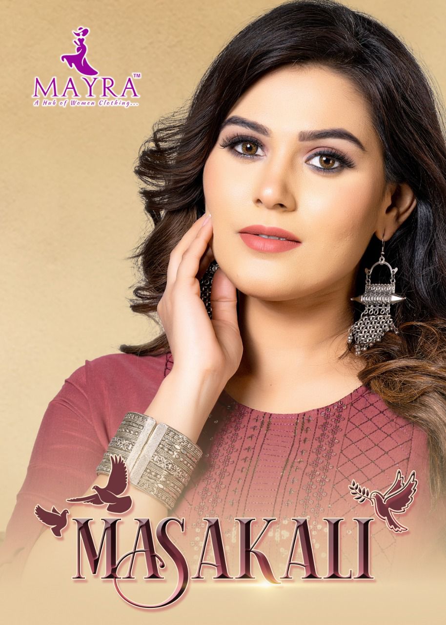 Mayra  Masakali New Designer Ethnic Wear Dancy Anarkali Kurti Collection